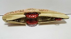 Rare Vintage Wilkins Cast Iron Paddle River Boat City of New York 1890-95 USA