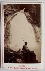 Orig CDV photo photograph picture old 1875 Beer Klagenfurt Blue Trump Spittal Drau