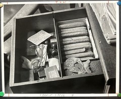 Original A AUBREY BODINE ‘Still Life’ HL MENCKEN Desk Drawer w CIGARS Photograph