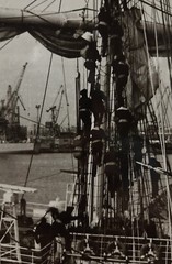 Original Vintage USSR Photo, Sailboat «Tovarishch», Ukrainian vintage photo