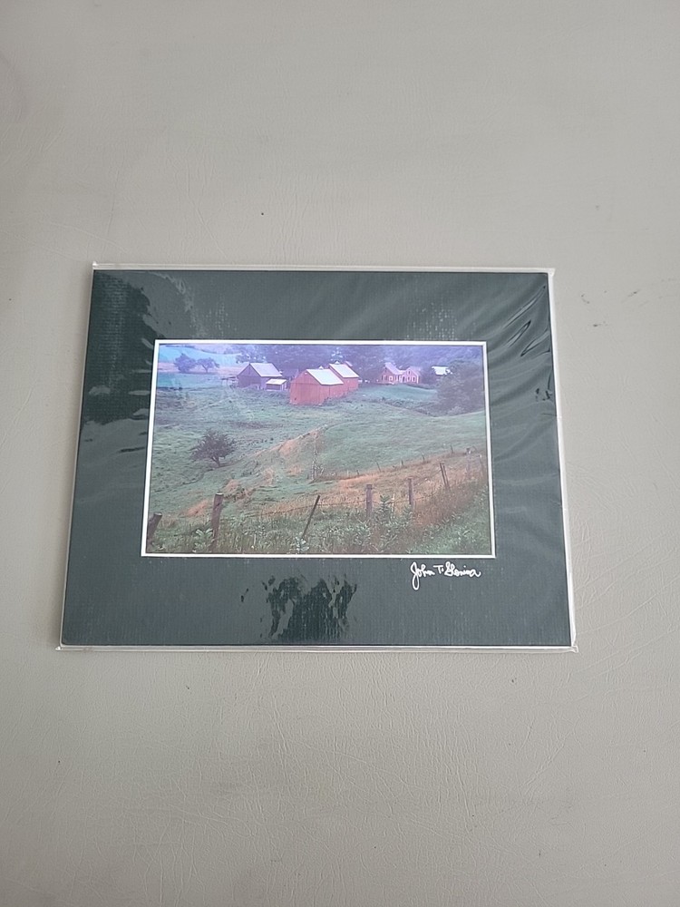 Photography Print By John T Slonina Matted 8×10 Jenne Farm Woodstock, Vermont