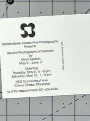 Recent Photographs of Vietnam by Mitch Epstein Announcement Card