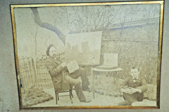 Original Photograph Of Artist Painter Circa 1891 To Identify 13 X 18 Cm