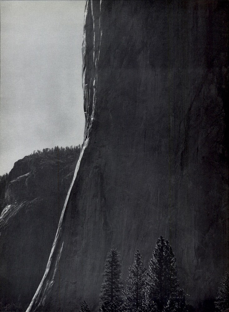 1959 Ansel Adams Yosemite Valley National Park El Capitan Cliff Face Art Photo