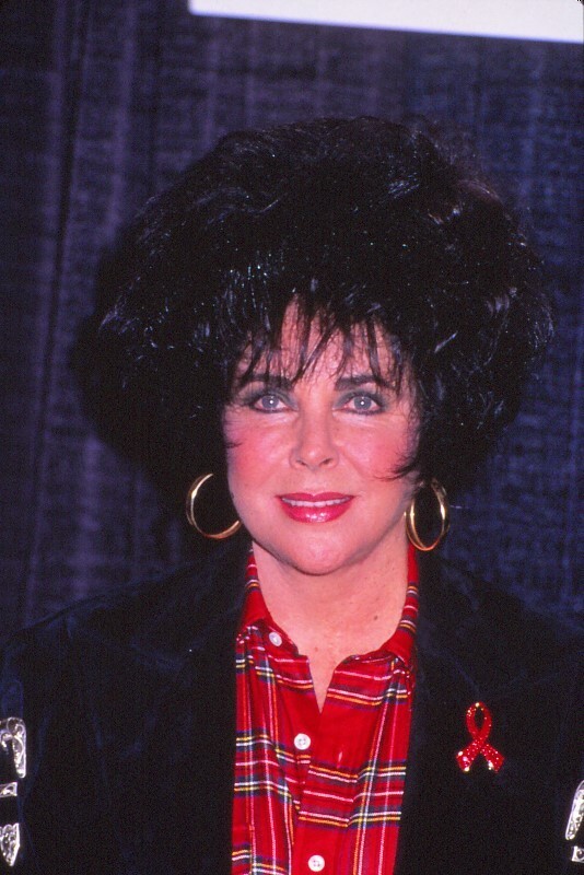 Dia Elizabeth Taylor Celebrity Photo Agency 1994 KB Format Photographer P13-8-5-1