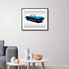 Classic Cars – 1965 Chevrolet Corvette in Nassau Blue – Muscle Car