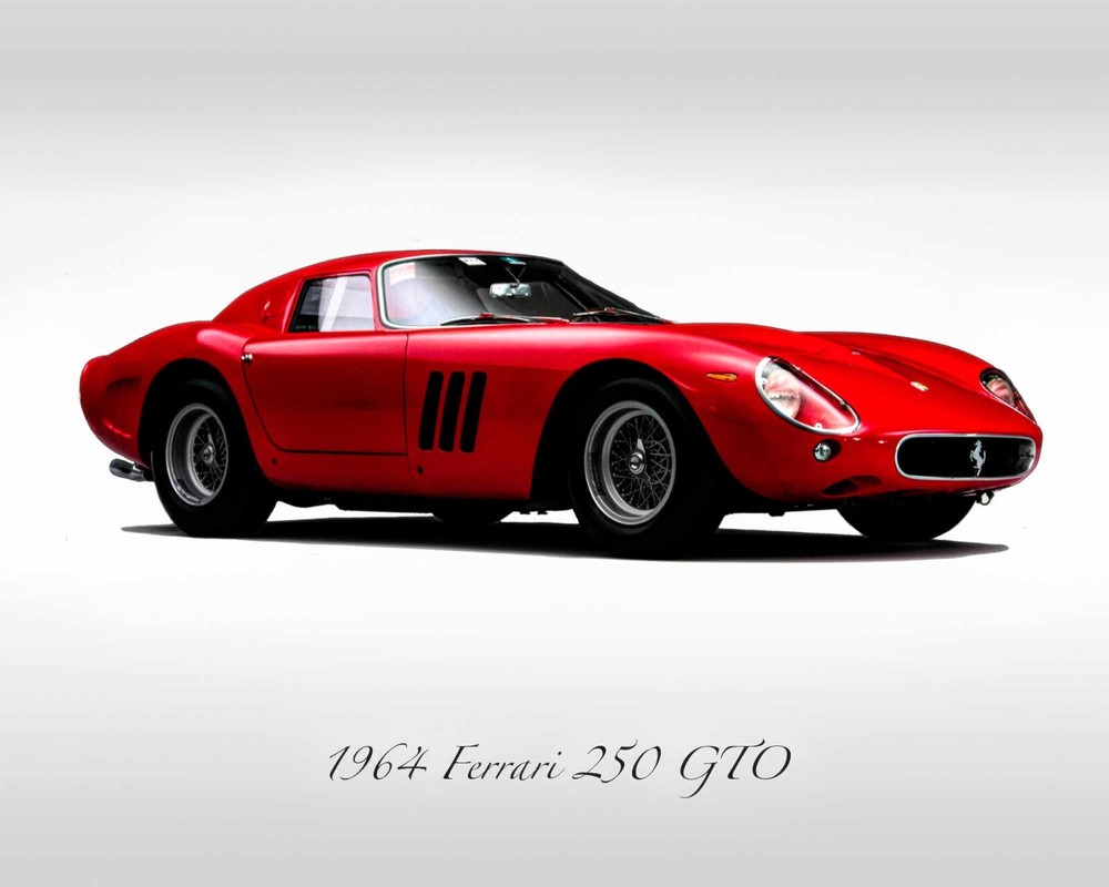 Classic Cars – 1964 Ferrari GTO 250 – Print