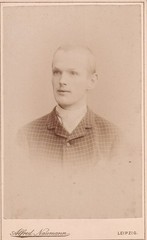 Alfred Naumann CDV – portrait of a man – Leipzig 1893