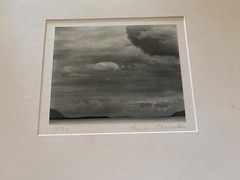 Sucia Islands, Washington 1990 signed b/w photo matted