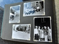 Old photo album civilian with defects, life in the GDR/51