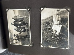 old photo album civilian with defects, civilian, /132