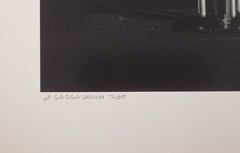 Charles Fendrock «The 6GD6G Vacuum Tube» Original Large Format B&W Photograph