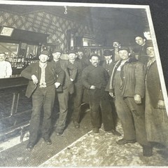 Vintage Early 1900’s Restaurant / Pub Owners Bartenders & Customers Photograph