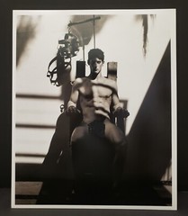 1988 Greg Gorman «Tony in Electric Chair» Rare, 24 x 19.75″ gelatin silver print