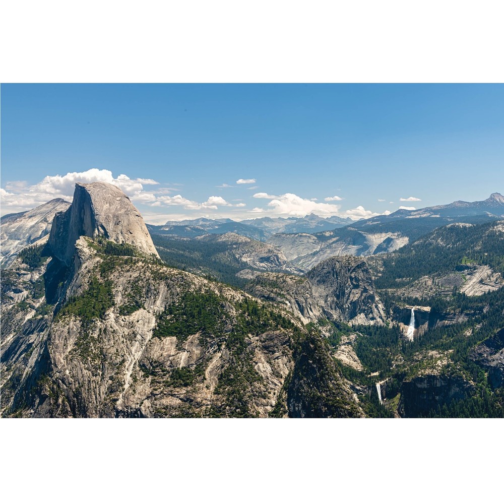 Half Dome Yosemite Glacier Point Wall Print, Yosemite National Park Photography