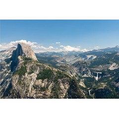 Half Dome Yosemite Glacier Point Wall Print, Yosemite National Park Photography