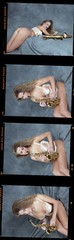 1 roll (14 negatives) of color medium format Kodak VPS sexy pin ups