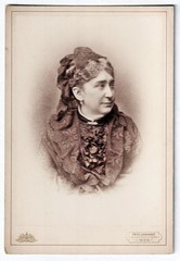 Luise Von Schönfeld / Neumann Actress Karlsruhe Vienna Portrait Photo 1885