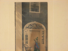 David Davidson Original Hand-Colored Photo «Afternoon Call» Framed 10×16″ ~1910s