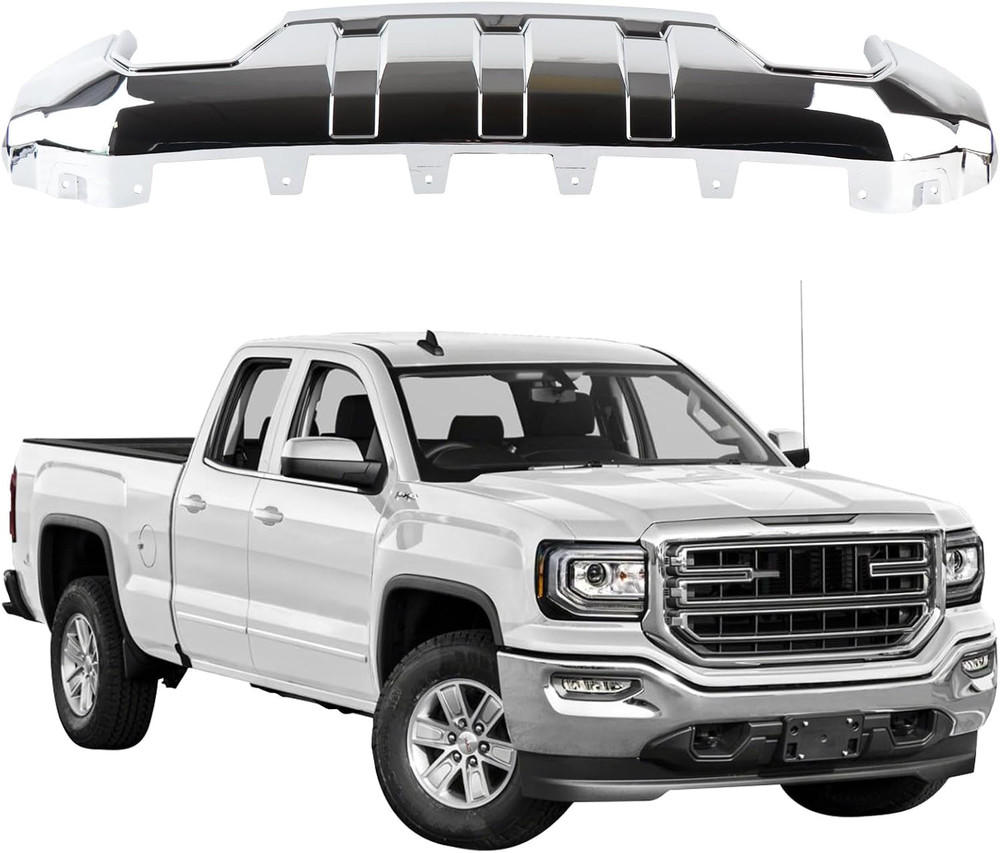 Front Bumper Skid Plate Compatible with GMC Sierra 1500 2016-2019 Valance Panel