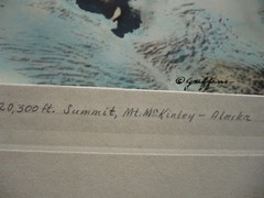 REUEL GRIFFIN, Fairbanks ALASKA PHOTOGRAPH tinted McKINLEY MATANUSKA VALLEY