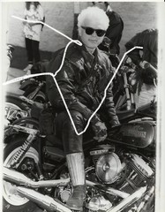 23×18 Original Press Photo 1987 Billy Idol + Harley Davidson John Paschal Photo