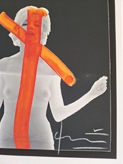 Bert Stern (1929-2013) – Marilyn Monroe – Crucifix II black – signed photo, COA