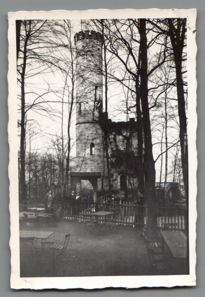 Photo Tillyschanze Hannoversch Münden Lookout Tower approx. 1930 (K1125)