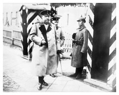 WWI Paul Von Hindenburg And German Imperial Guard Silver Halide Photo