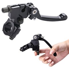Black Folding Aluminum Clutch Brake Lever for 22mm 7/8 inch Handlebar 110cc 1…