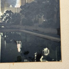 Vintage Liberty Memorial Kansas City Missouri 1950s Photo Art Deco Colorized