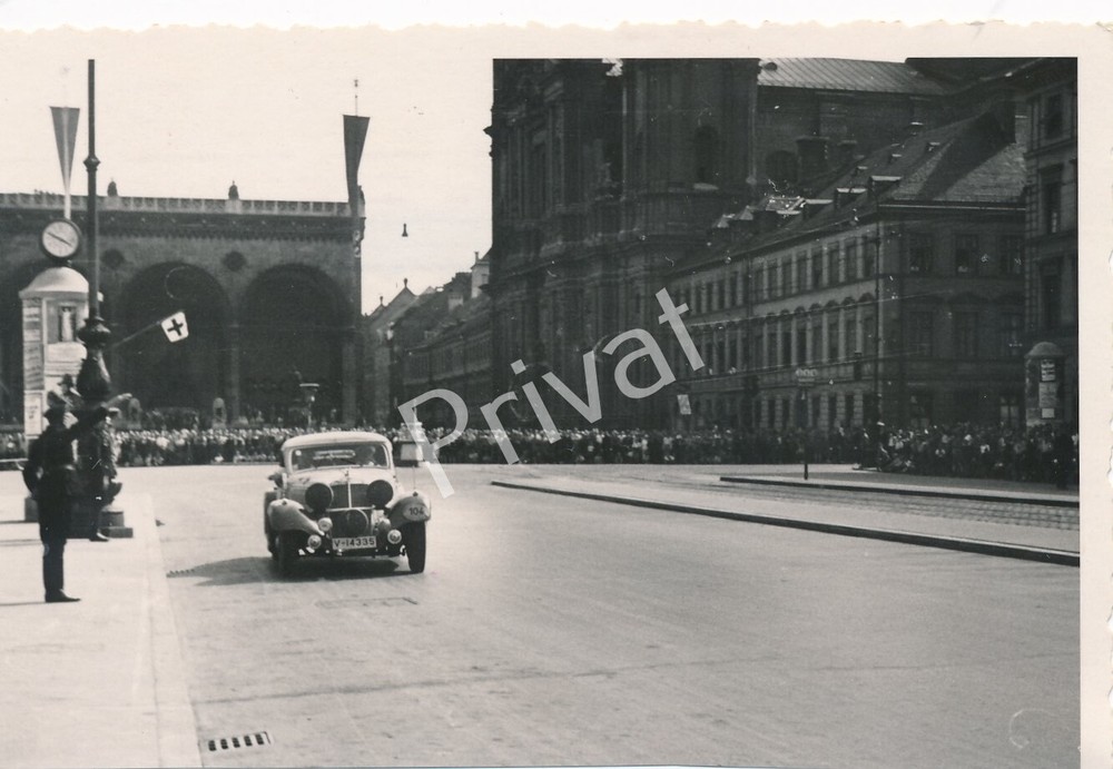 Photo 1930 Vehicle Special Show Munich Sports Car Limousine Ludwig Street L1.12