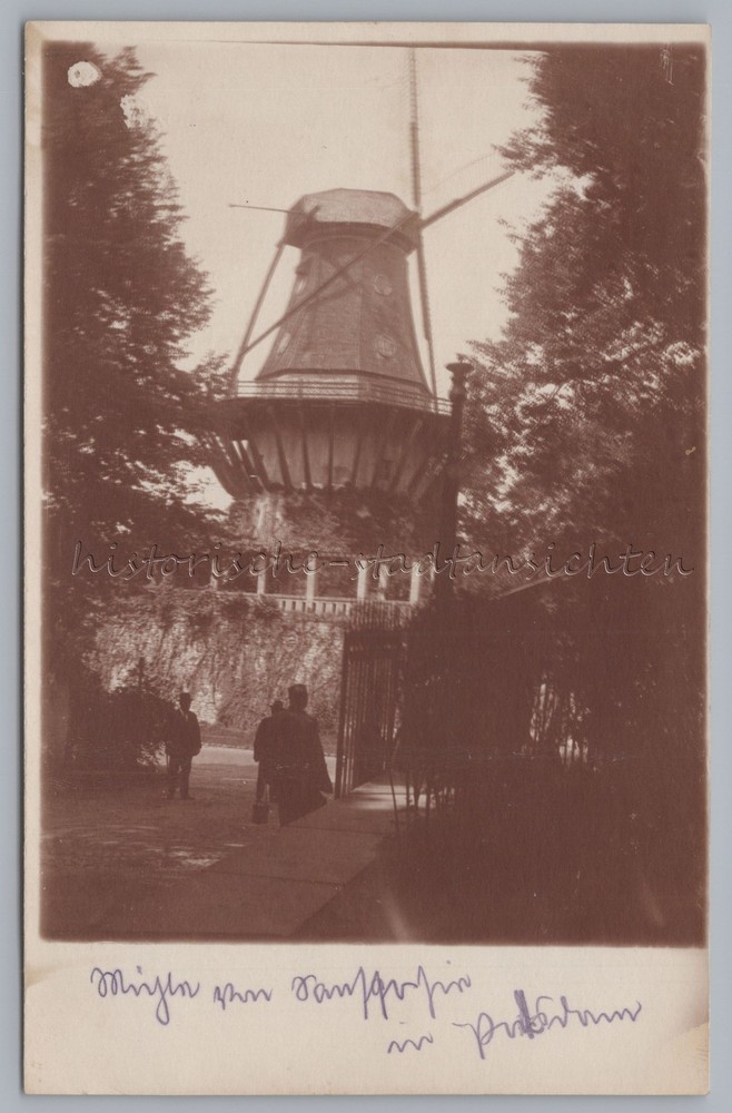 Potsdam 1929 Windmill Old Photo 1920s