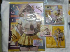 NIKKE Anis T.T. STAR Merchandise Set Clear File Acrylic Stand Star Cards