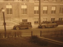 Vintage 1929 HARVARD UNIVERSITY ‘Edward Mallinckrodt Chemical Lab’ w CARS PHOTO