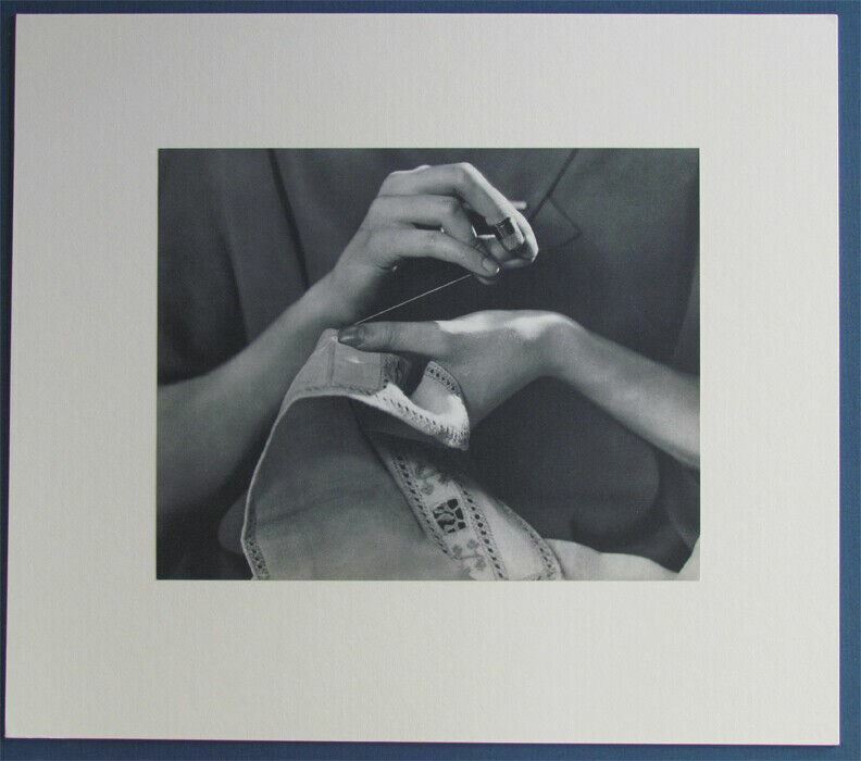 Original 1931 EDWARD STEICHEN » Composition #115 » Sewing Hands Photogravure