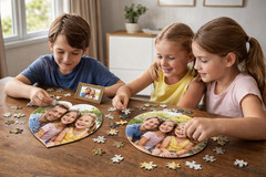 You Complete Me Puzzle from Photo Custom Jigsaw Puzzle Piece Keepsake Gift for