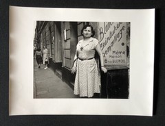 Lutz Dille, Rue Blondel, 1951, Paris, Photograph, 1951, Hand Signed