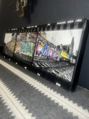 NEW Signed Bruce Reinfeld Analog Style Photography 36 X 12in Collectors Piece!