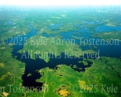 Turtle Flambeau Flowage, Mercer, Wisc (Iron County) Aerial Photo. Frame Optional