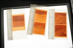 Photo Negative Bundle View Colour Volcano Etna Sicily Village Building Crater Lot
