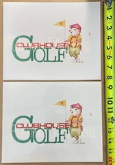 VTG 1960s CHIPPER Chipmunk HOLE #9 PHOTO 8×10 Clubhouse Golf Art Humor Decor COA
