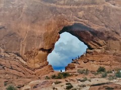 Arches National Park Framed Glass Matted Signed MARC STUART 12.5×15.5 Original