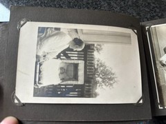 old photo album civilian with defects, civilian, /132