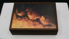 Vtg Gary Dodson Cats Kittens Small Print Photography Wall Art MCM