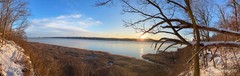 10F- Tallman Mountain, NY, Panorama, Hudson River, Winter, Snow, Nature, Outdoor