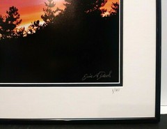 CONTEMPORARY AMERICAN PHOTOGRAPHER ERIC DUSH Sd LE ORIG PHOTO SUNSET LANDSCAPE