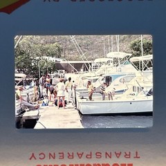 Lot Of 40 1960’s Kodachrome Bahamas Fishing Boats Vacation 35mm Color Slides