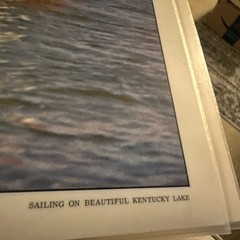 Sailing On Beautiful Kentucky Lake Art Photo Placement