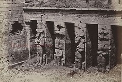 Egypt Medinet Habu Photo Albumin Small Format 9X13.5Cm Ca 1880